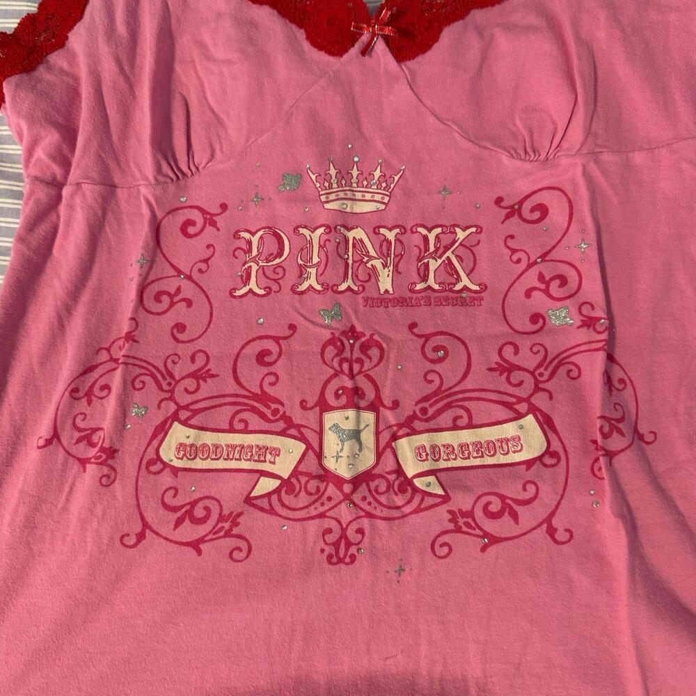 Y2K PINK Victorias Secret Slip Dress Rare - Picture 2 of 5